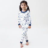 Navy Stars Jersey Pajama Set