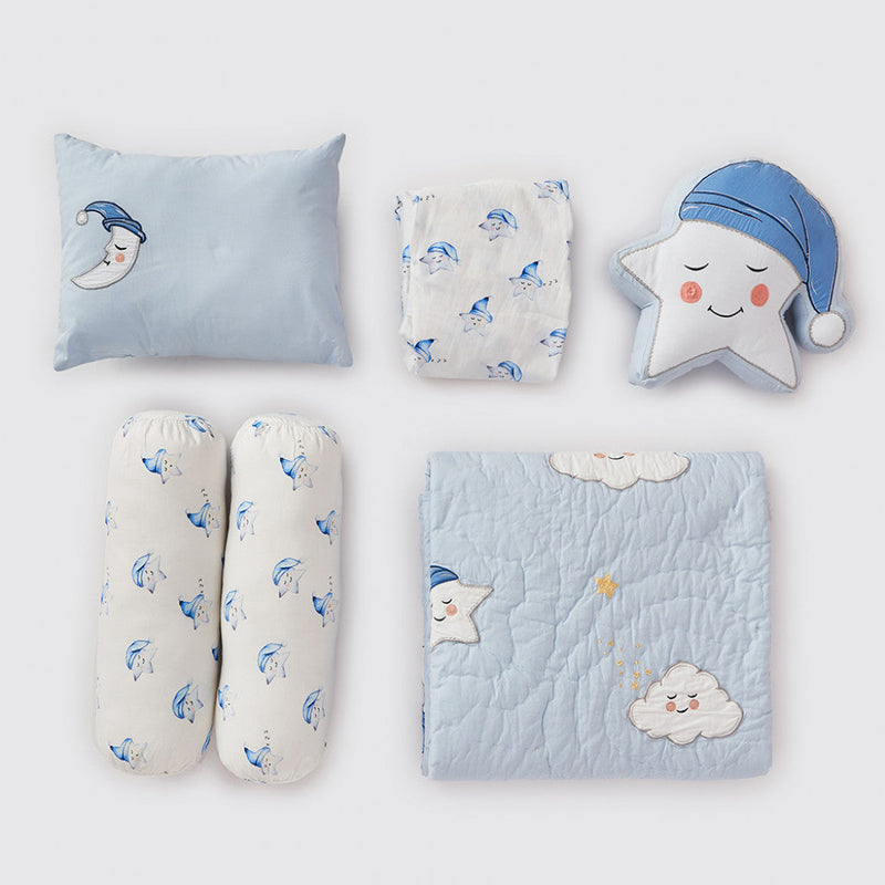 Rockabye Baby Crib Gift Hamper (Celestial-Blue)