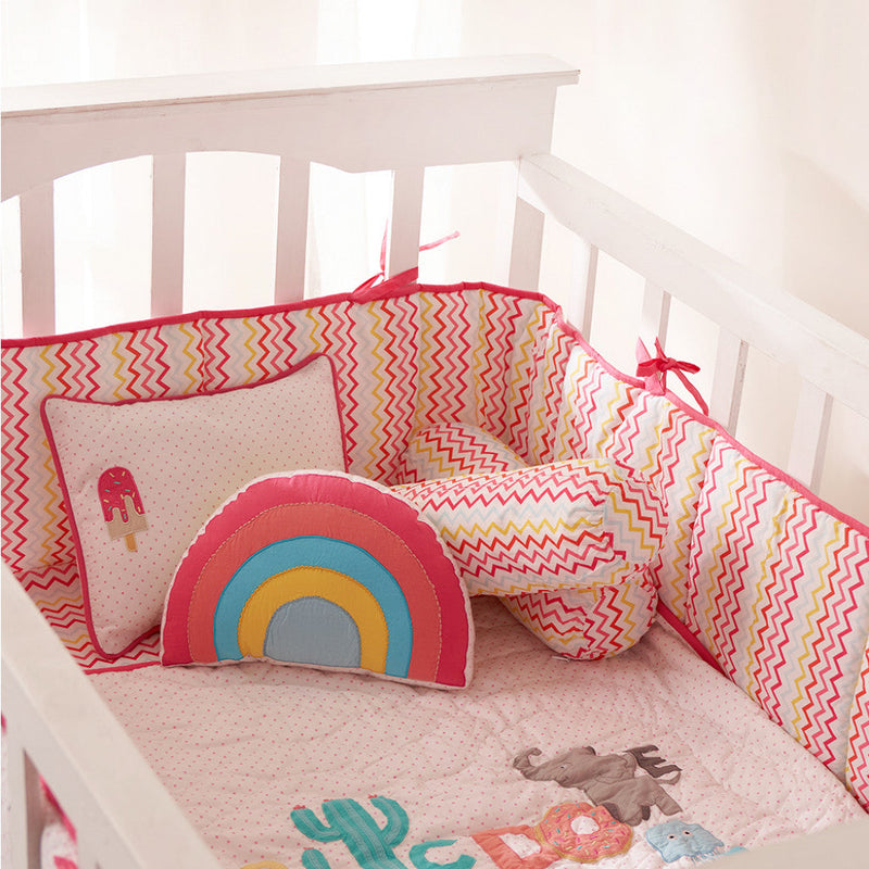 Rockabye Baby Crib Gift Hamper (Alphabets-Pink)