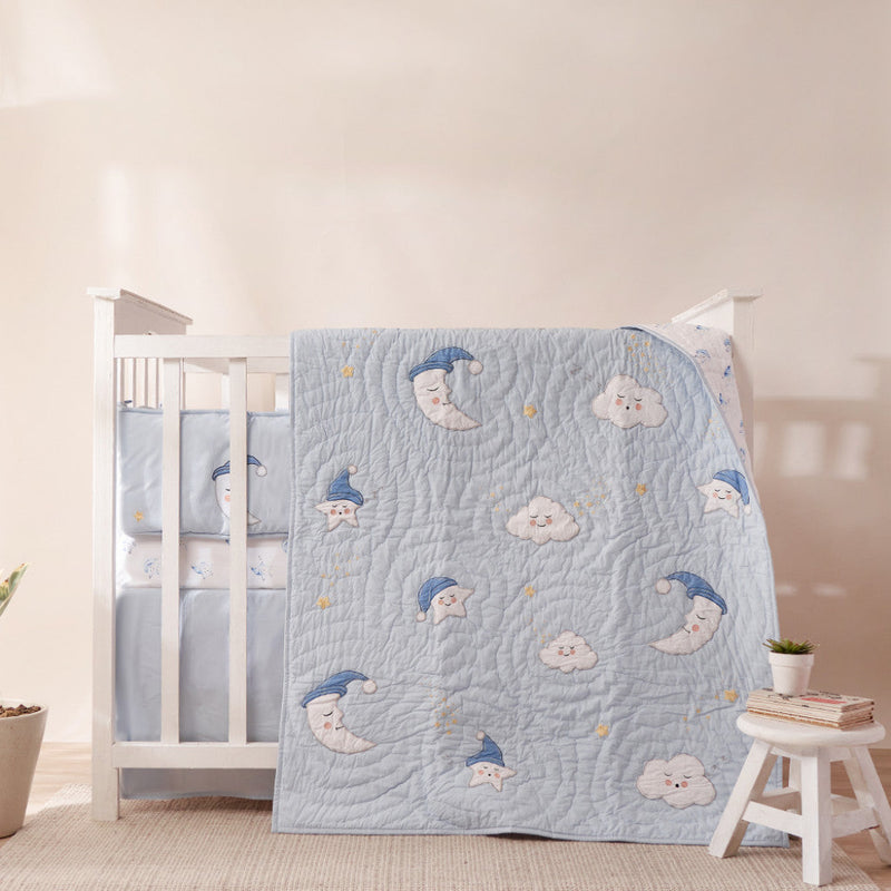 Night Night Crib Gift Set (Celestial-Blue)