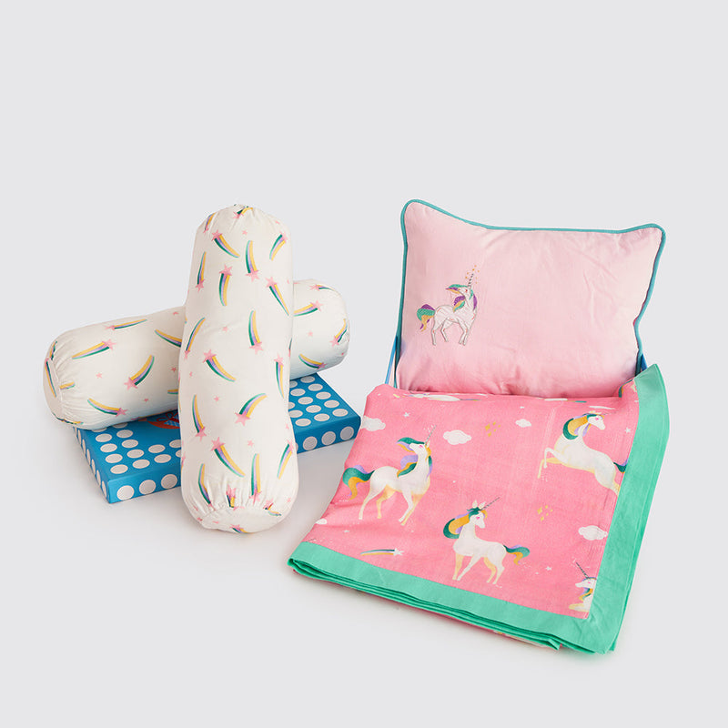 Night Night Crib Gift Set (Unicorns)