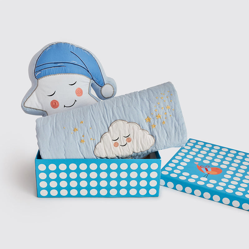 Snuggle Time Crib Gift Set (Celestial-Blue)