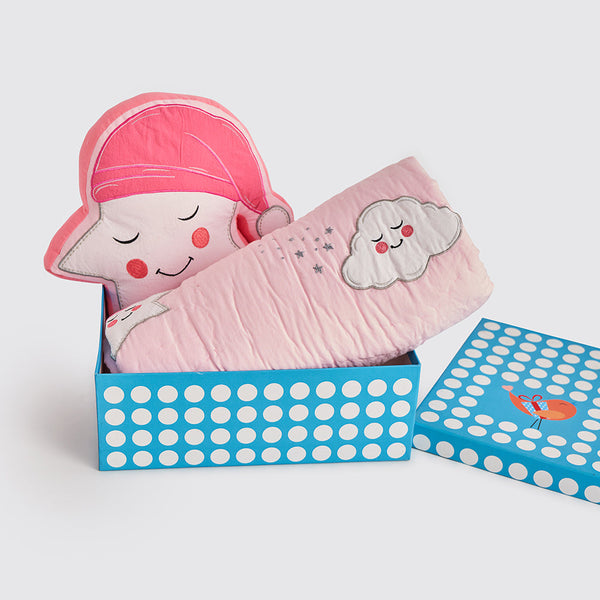 Snuggle Time Crib Gift Set (Celestial-Pink)