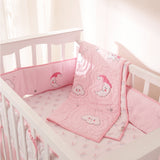 Celestial Pink Complete Crib Bedding Set (With Bumper)