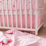 Celestial Pink Complete Crib Bedding Set (With Bumper)