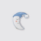 Moon Decorative Pillow (Blue)