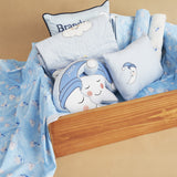 Moon Decorative Pillow (Blue)
