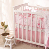 Celestial Pink Complete Crib Bedding Set (With Bumper)