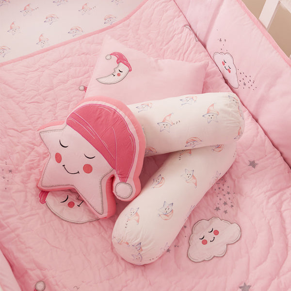 Celestial Pink Pillow/Bolster Set