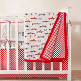 Racing Cars Complete Crib Bedding Set (With Bumper)