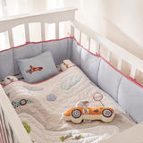 Racing Cars Complete Crib Bedding Set