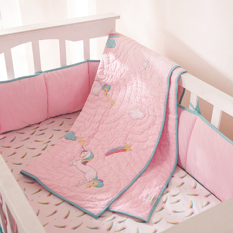 Unicorns Complete Crib Bedding Set