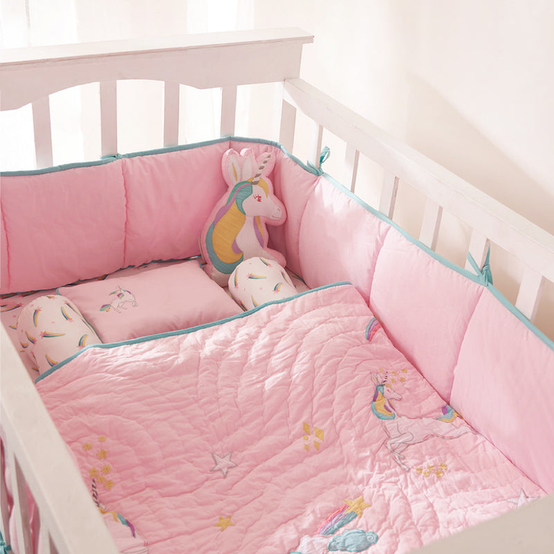 Unicorns Complete Crib Bedding Set (With Bumper)