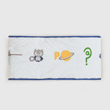 Alphabets Blue Reversible Bumper