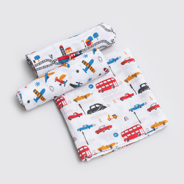 Off-We-Go! Swaddles Set