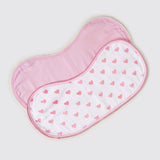 Hearts Burp Cloth & Bib Set