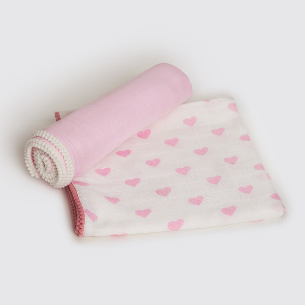 Hearts Swaddles Set