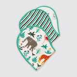 Serengeti Organic Burp Cloth/Bib Set