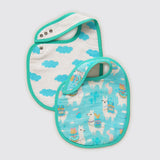 Llama Love Organic Bib Set