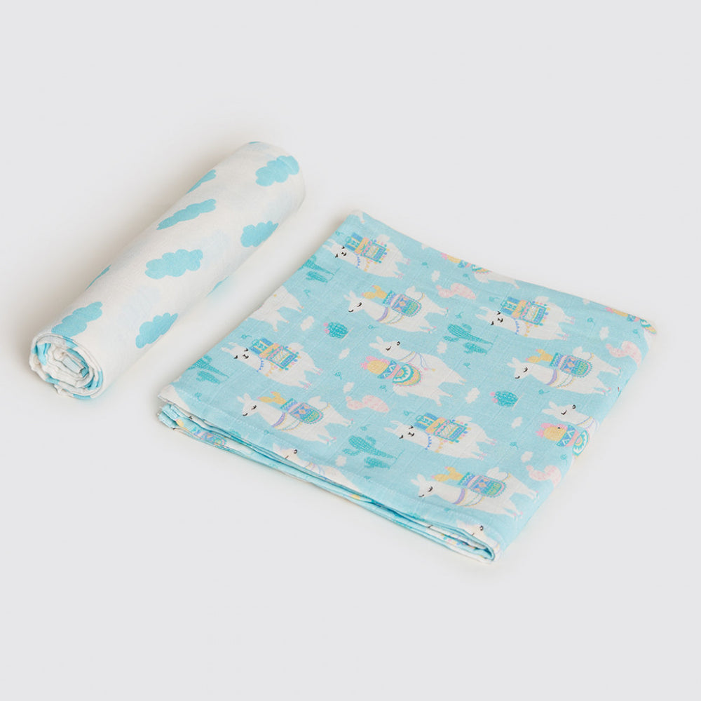 Llama Love Organic Swaddle Set Little West Street