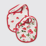 Blossoms Organic Bib Set