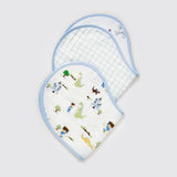 Adventures Of A Prince Organic Burp Cloth/Bib Set