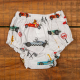 Racing Cars Organic Diaper Cover