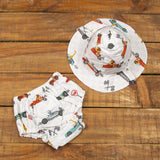 Racing Cars Organic Sun Hat