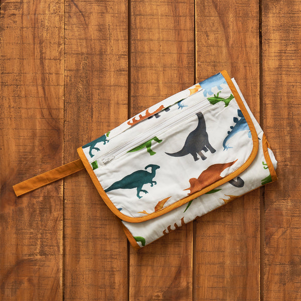 Dinosaurs Organic Diaper Clutch