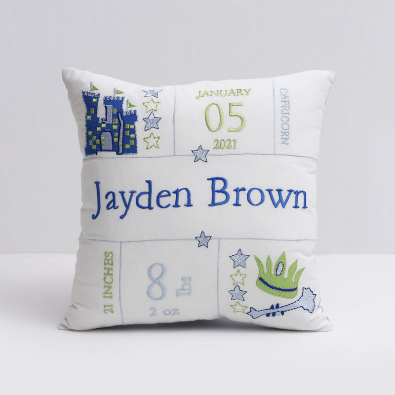Prince Birth Pillow