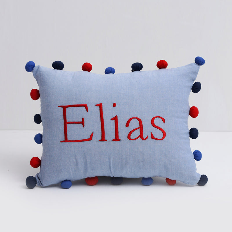 Pom Pom Pillow (Boy)