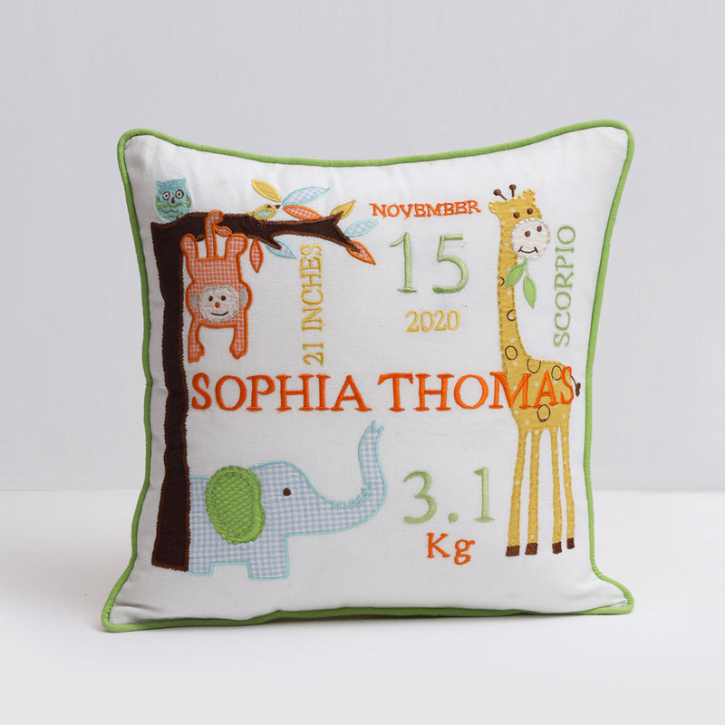 Jungle Fun Birth Pillow