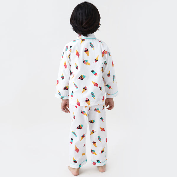 Icecream Pajama Set For Kids