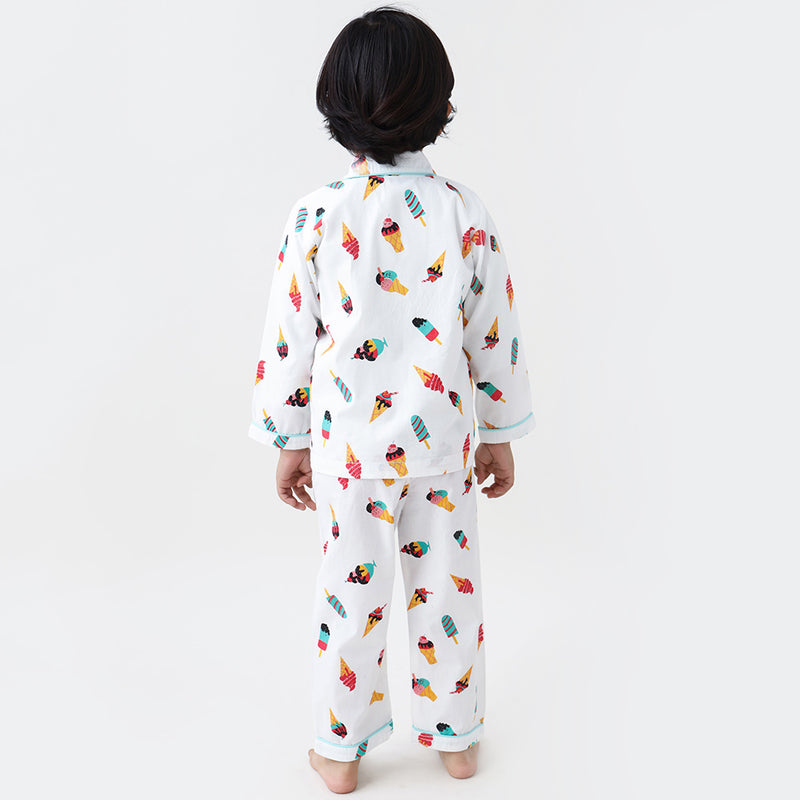 Icecream Pajama Set For Kids