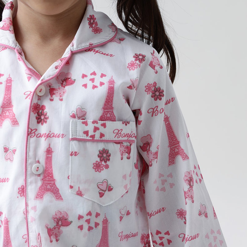 Paris Pajama Set For Kids