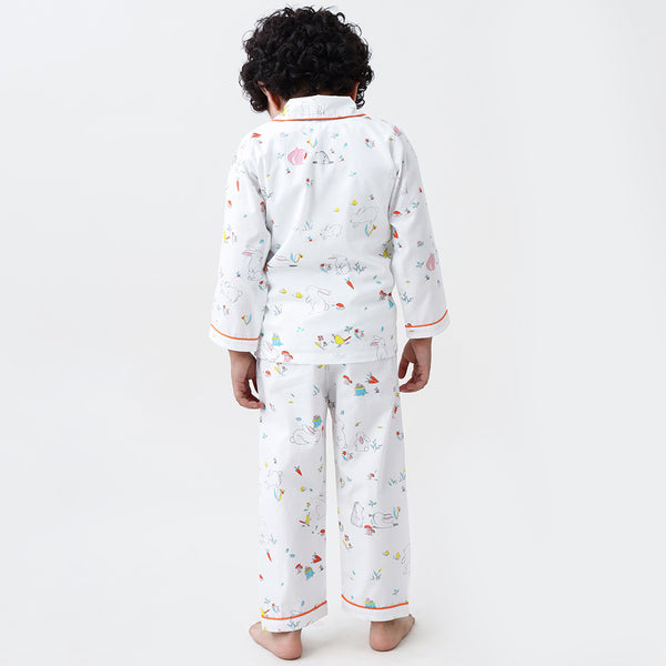Organic Snuggle Bunny Pajama Set For Kids