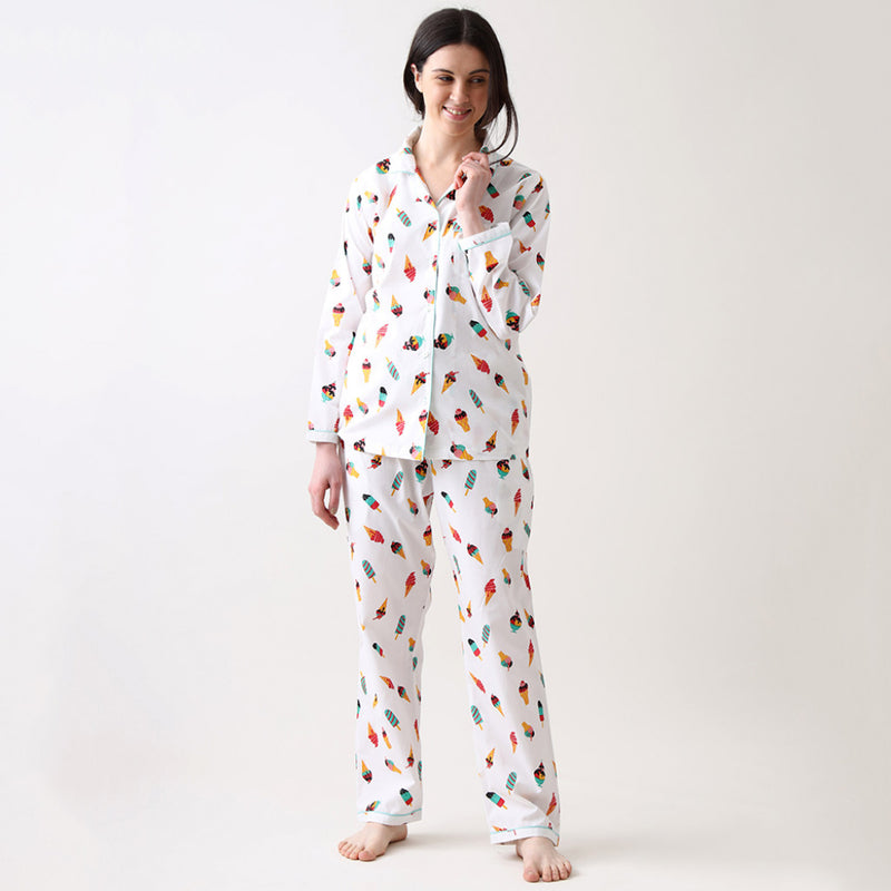 Women Icecream Pajama Set