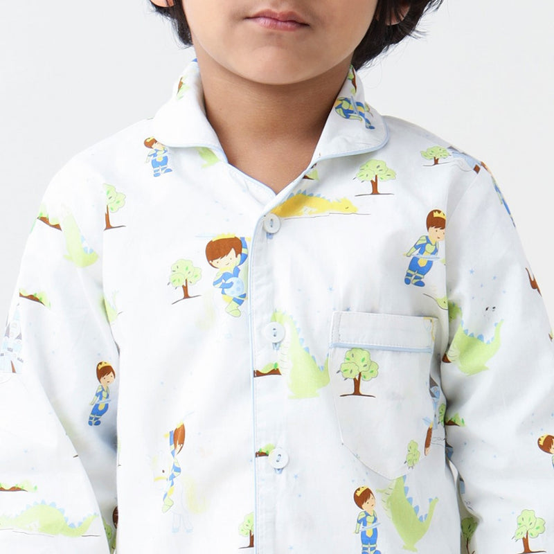 Organic Prince Pajama Set For Kids