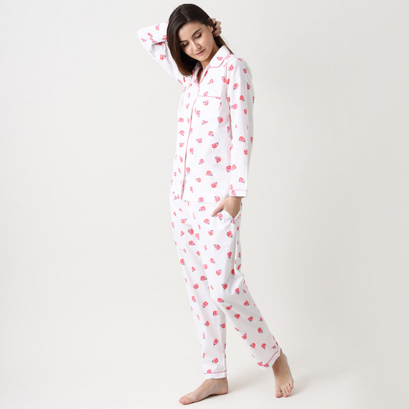 Women Organic Tiny Florals Pajama Set