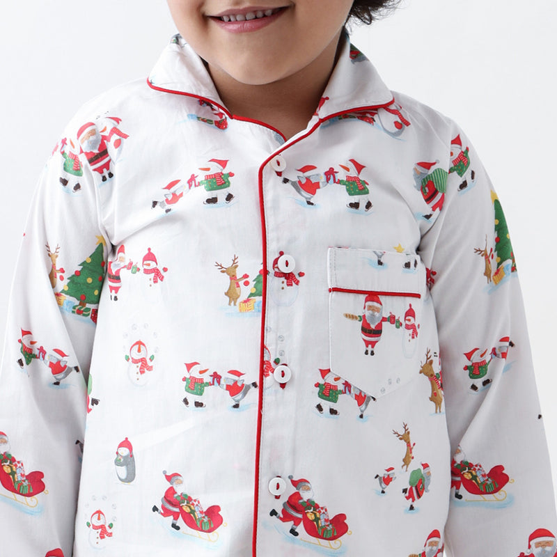 Winter Joys Pajama Set For Kids