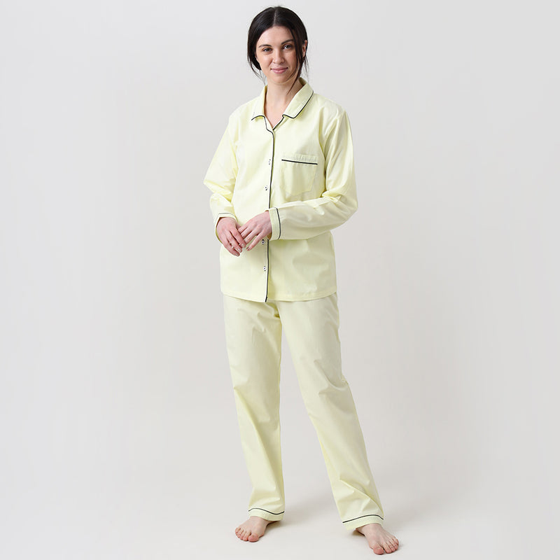Women Sunshine Yellow Pajama Set
