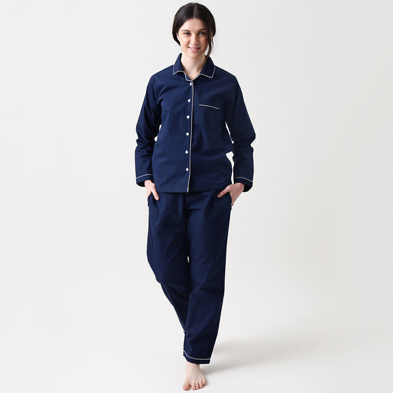 Women Midnight Navy Pajama Set