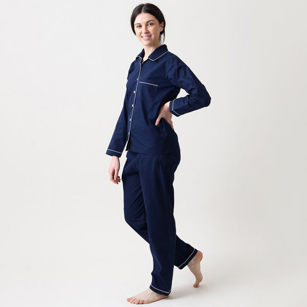 Women Midnight Navy Pajama Set
