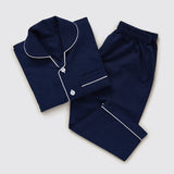 Midnight Navy Pajama Set For Kids