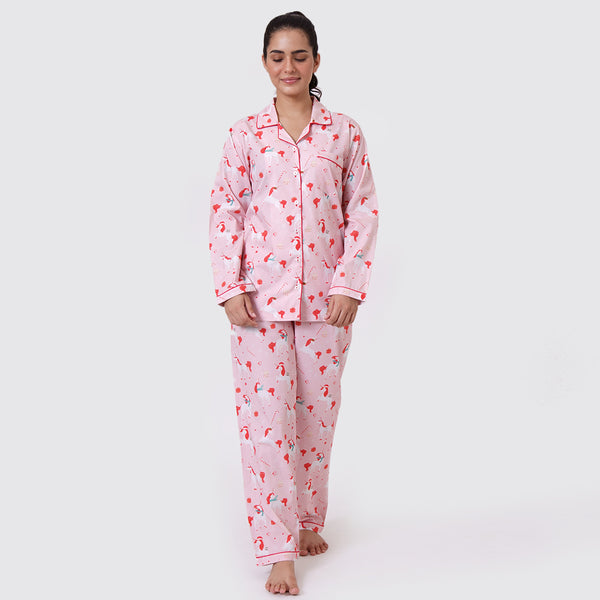 Christmas Unicorn Women Pajama Set
