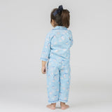 Celestial Blue Organic Pajama Set For Kids