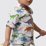 Dinosaurs Organic Shorts Set For Kids