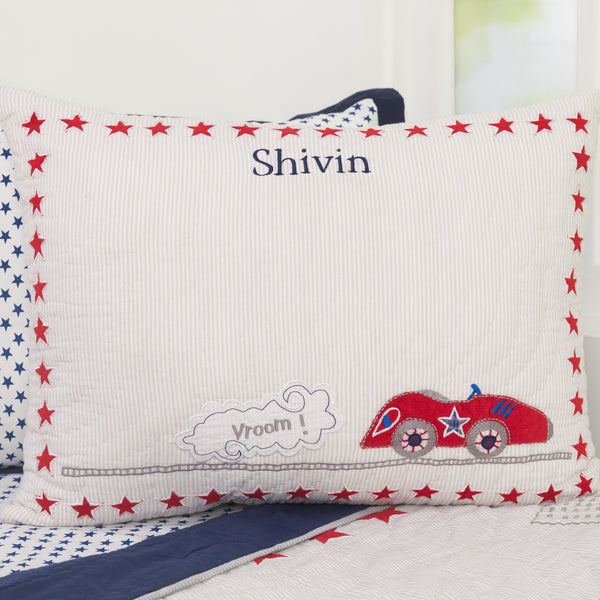 Vrooooom! Pillow Sham