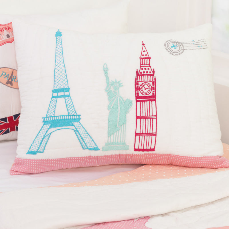 Around The World (Pink) Bedding