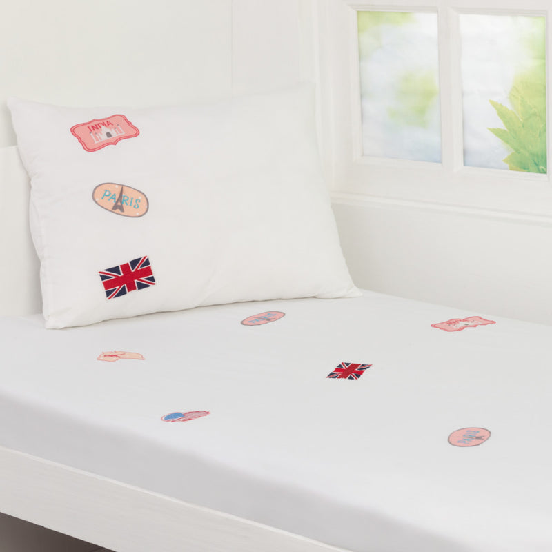 Around The World (Pink) Bedding